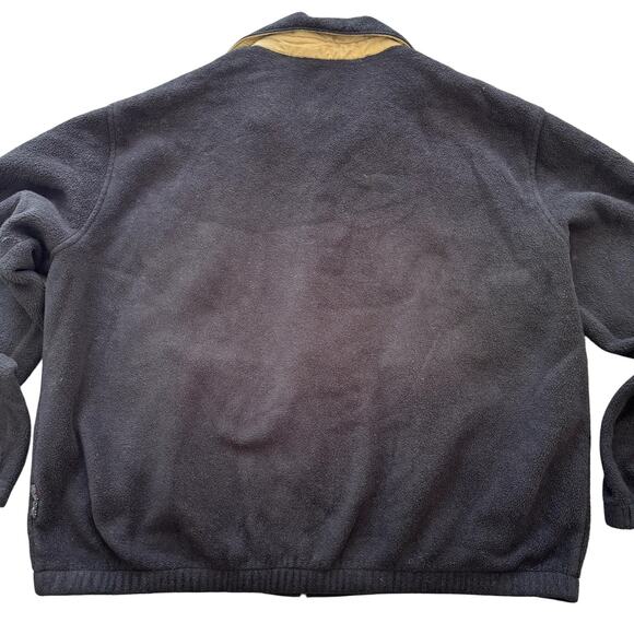 VTG 90s POLO RALPH LAUREN Full Zip Polartec Fleece Jacket in Black SZ XL - Picture 6 of 12